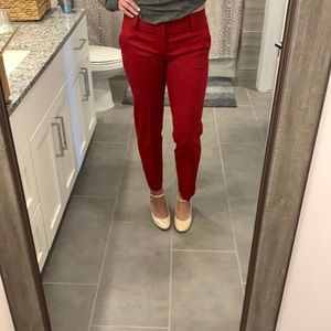 Alice + Olivia Red Dress Trousers sz 4